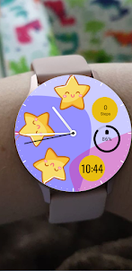 Colorful Samsung watch face