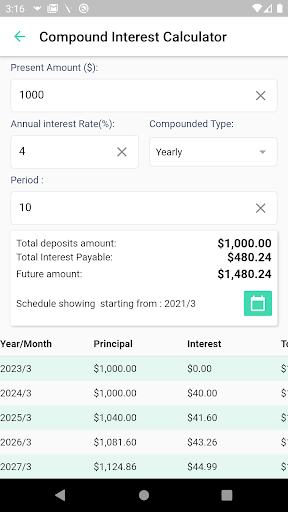 Mobi Calculator screenshot 5