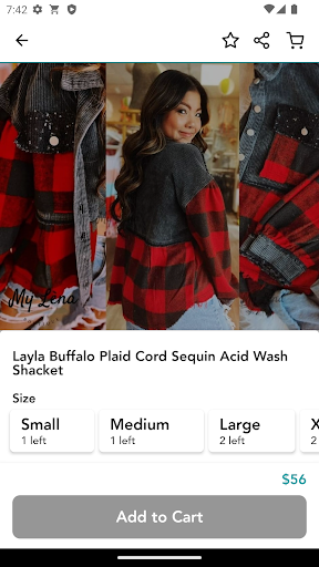 Screenshot of My Lena Boutique