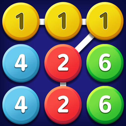 Connect Number - Bubble Blast  Icon