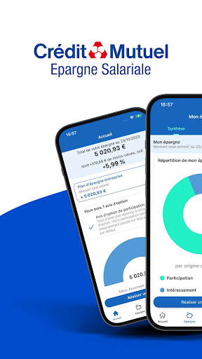Android application CM Epargne Salariale screenshort
