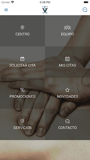 Android application Fisiouve screenshort