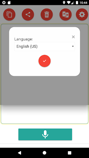 Voice to Text Screen 3