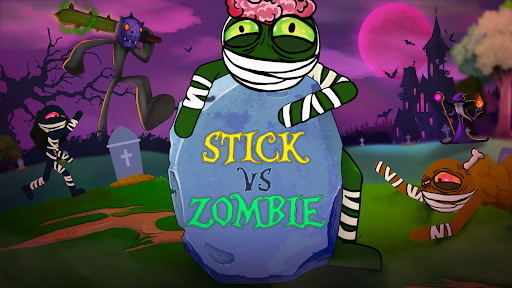 Android application Sticks Vs Zombies screenshort