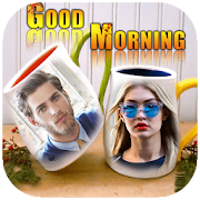 Coffee Cup Dual Photo Frames  Icon