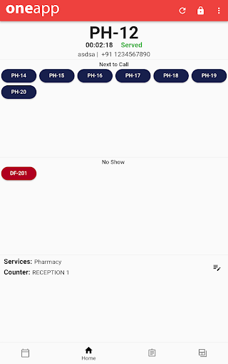OneApp Counter Screen 2