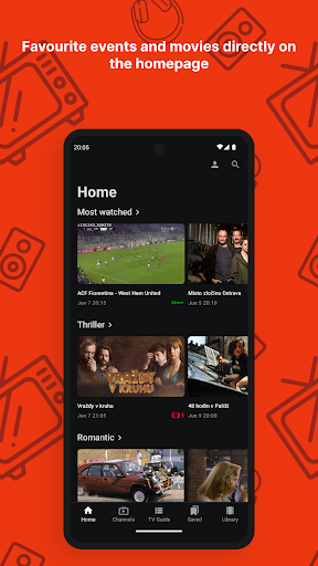 Android application Zdarma TV screenshort