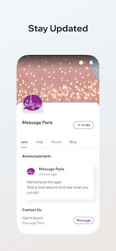 Message Paris Screen 3