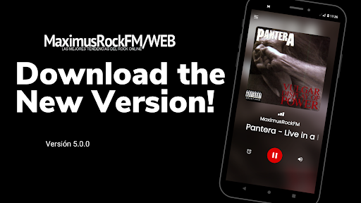 Android application MaximusRockFM screenshort