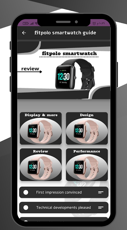 fitpolo smartwatch guide - 5 - (Android)