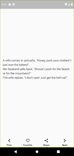Funny Jokes Screen 2