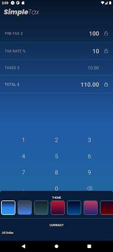 SimpleTax Screen 2