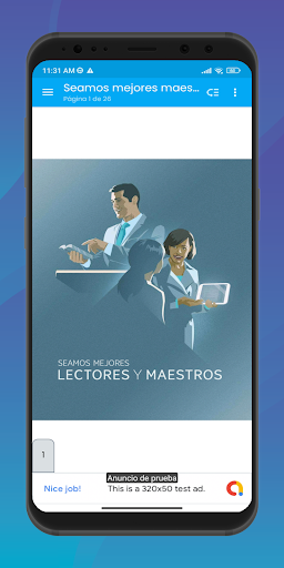 Android application Seamos mejores maestros screenshort