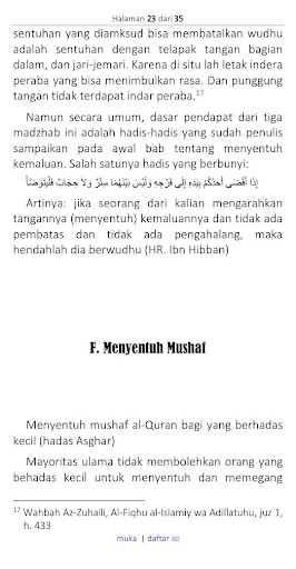 Hukum Sentuhan Dalam Fiqih