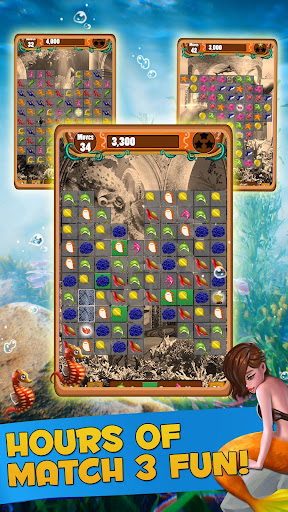 Match 3 Adventure - Mermaid Cove 1.0.19 screenshots 2