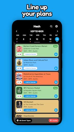 Hash The Go-To Events Guide