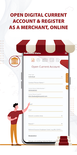 Android application Indus Merchant Solutions screenshort