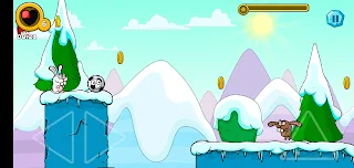 Runner ball 3: winter game - Screenshot 2