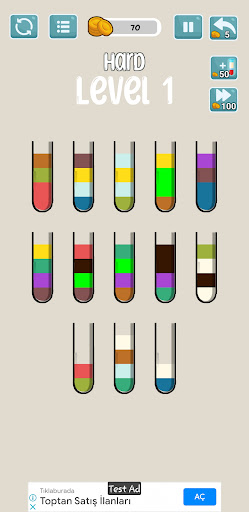 Water Sort Screen 3
