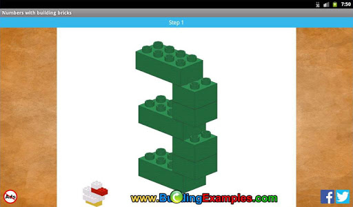 Numbers with building bricks