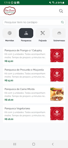 Android application Restaurante Cida Cardoso screenshort