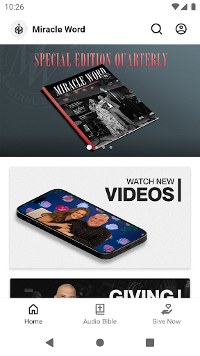 Android application Miracle Word Ministries screenshort