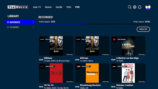 TekSavvy TV Screen 3