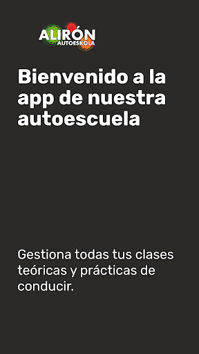 Android application Aliron Autoeskola screenshort