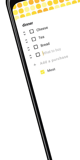Android application Easy Shopping Groceries List screenshort