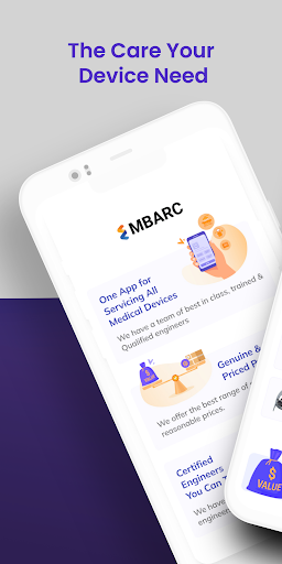 Android application MBARC screenshort