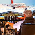 Cover Image of Скачать Flight Fly Airplane New Games 2020 - Airplane Game 1.0 APK