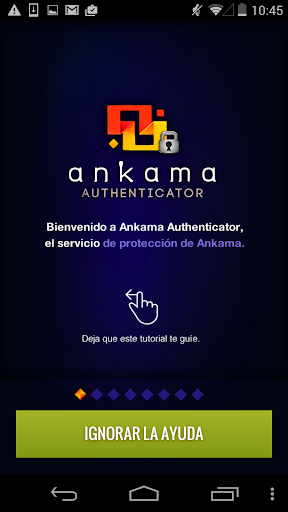 Vista previa de la aplicación