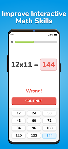 Screenshot of Times Tables