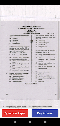 Android application PGCET Question Papers screenshort
