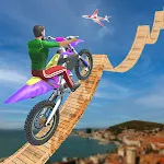 Cover Image of डाउनलोड Bike Stunt 3d Bike Racing Game 1.9 APK