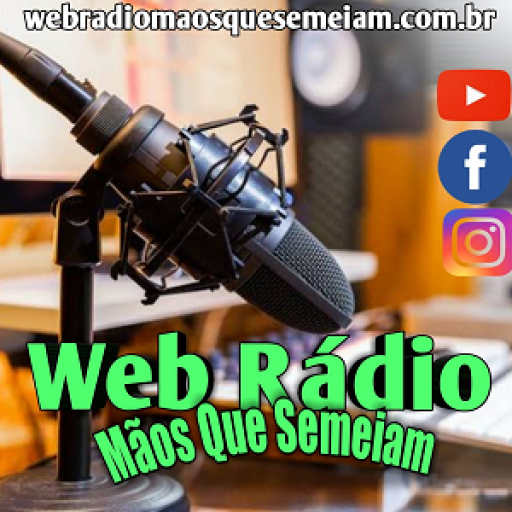 Web Rádio mãos que semeiam logo