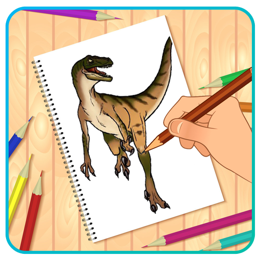 Descargar Cómo dibujar dinosaurio para PC (emulador gratuito) - LDPlayer