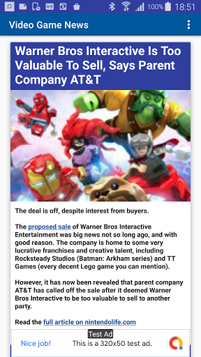 Video Game News Screen 2