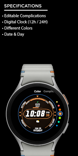 Night 101 - watch face screenshot 3