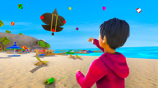 Kite Basant-Kite Flying Game 1.5 APK + Mod (Unlimited money) untuk android