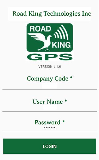 Android application Road King GPS Version 3 screenshort