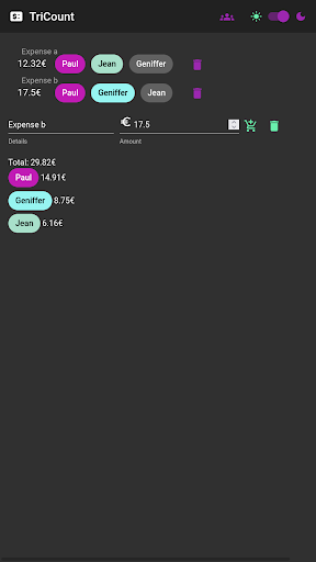 Android application Ticket Thunes screenshort