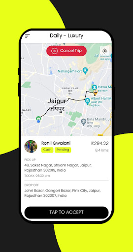 Cabby Driver Screen 2