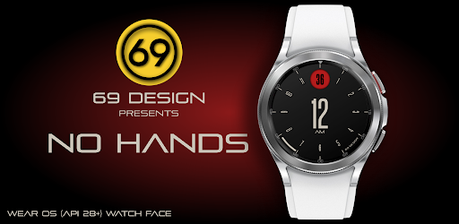 Android application [69D] No Hands watch face screenshort