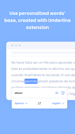Underline: Language learning Screenshot 4 - AppWisp.com