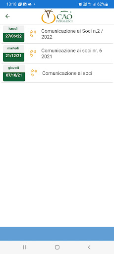 CAO FORMAGGI Screen 3