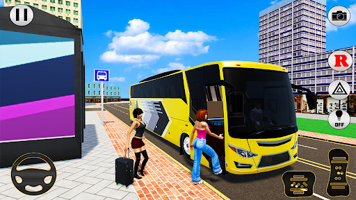 City Traffic Bus Racing Game 2.9 screenshots 1
