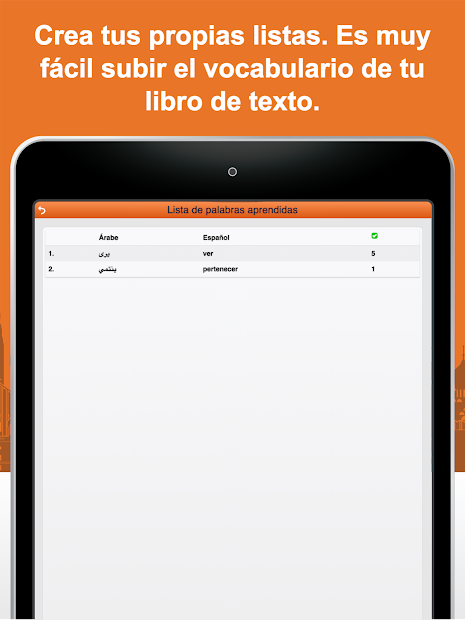 Captura de Pantalla 26 Aprende Vocabulario en Árabe android