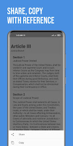 Captura de Pantalla 4 USA Constitution android