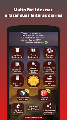 Android application Bíblia Sagrada Adventista screenshort
